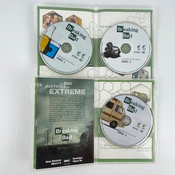 Breaking Bad Complete First Season 1 DVD Set Crime Drama TV Series - Picture 5 of 7